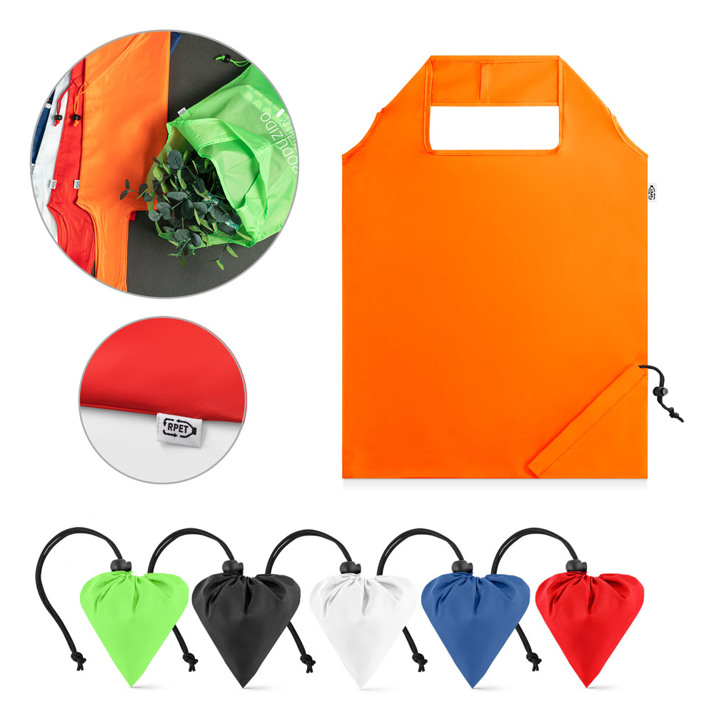 BEIRA. 190T recycled polyester (100% rPET) foldable bag
