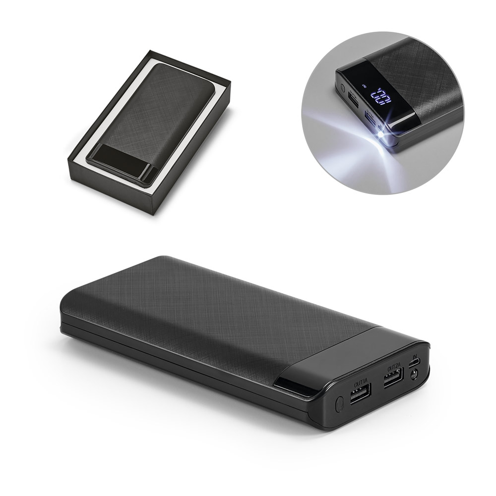 RAMAN. ABS portable battery with 16.000 mAh capacity