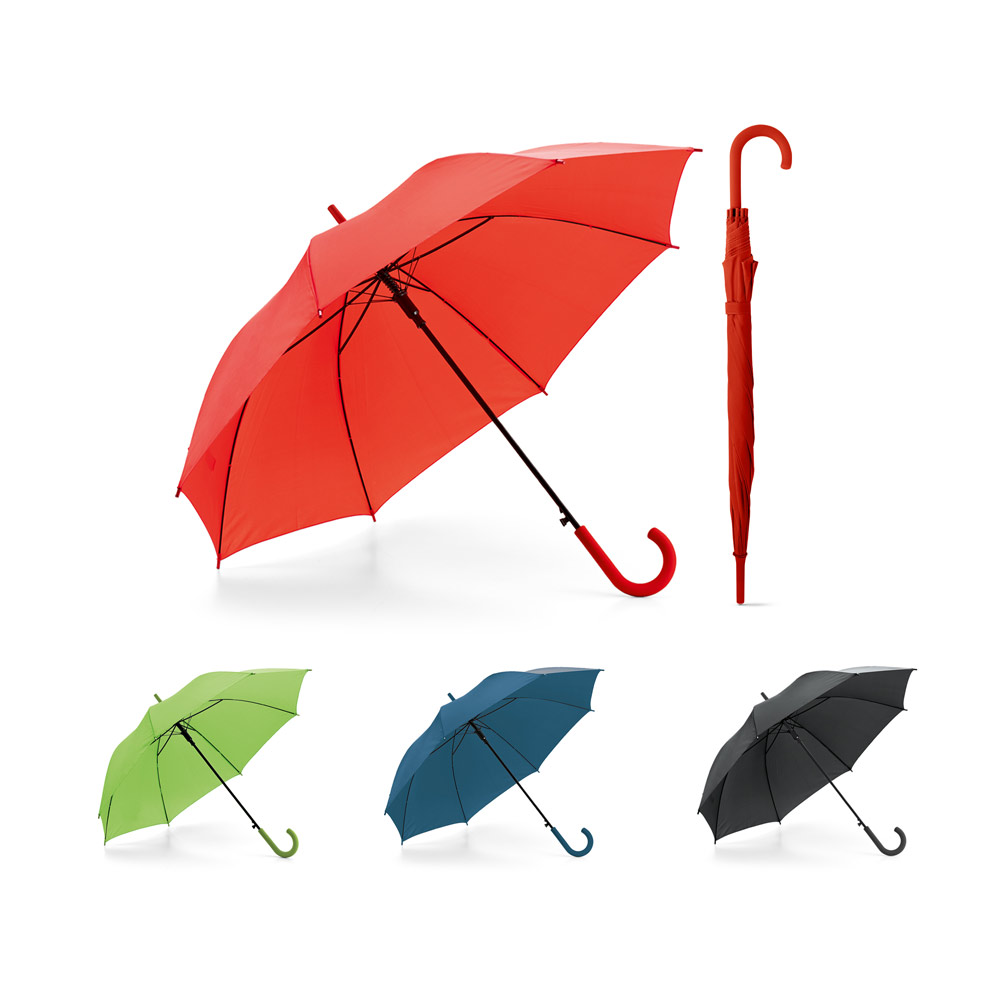 MICHAEL. 190T polyester umbrella with rubberised handle