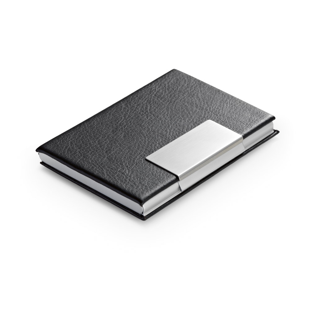 REEVES. Aluminium and PU card holder