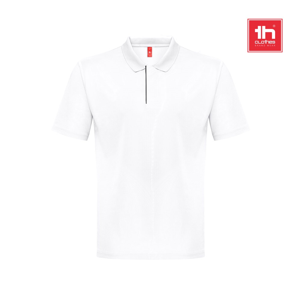 THC DYNAMIC WH. Men's technical polo shirt