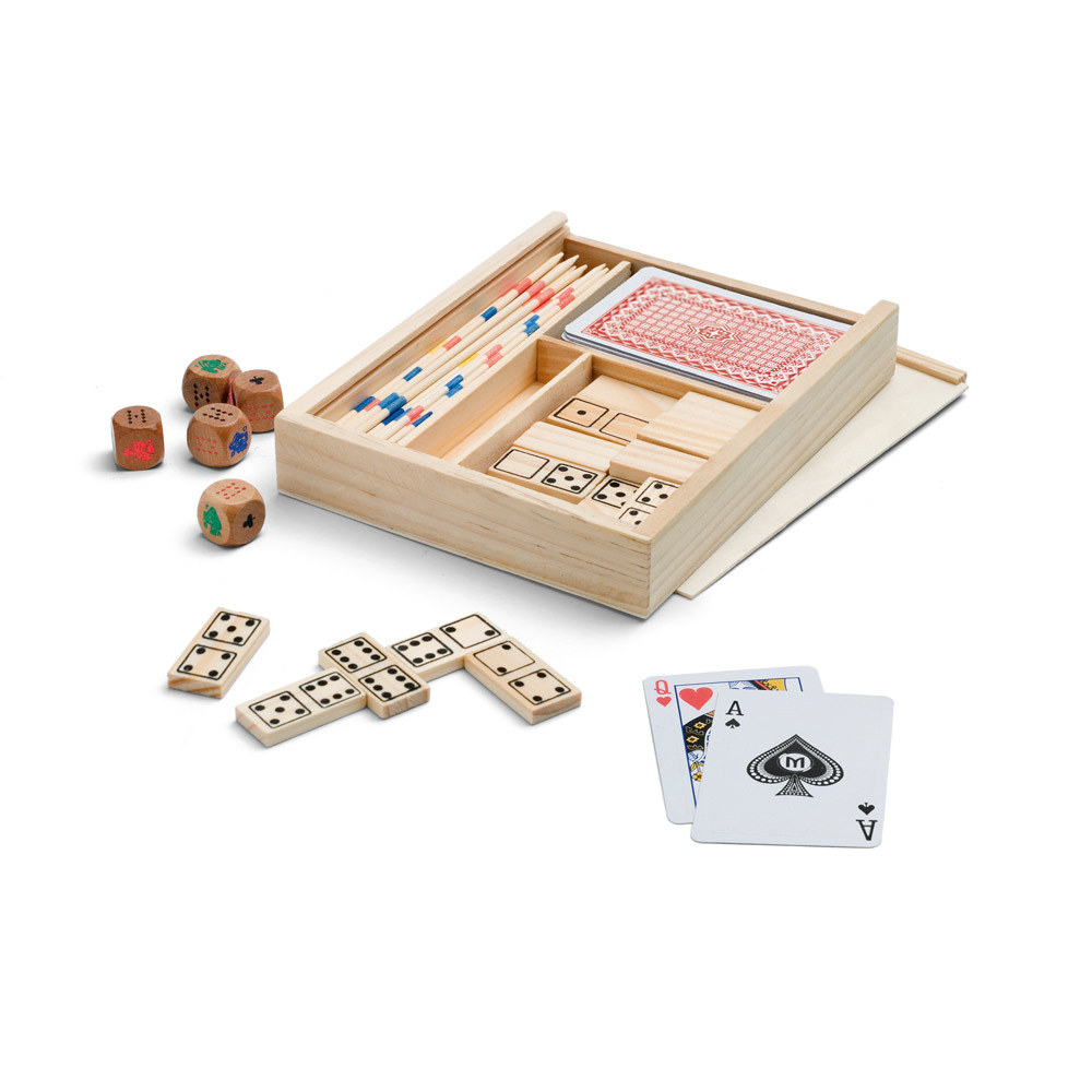 PLAYTIME. 4-in-1 game set