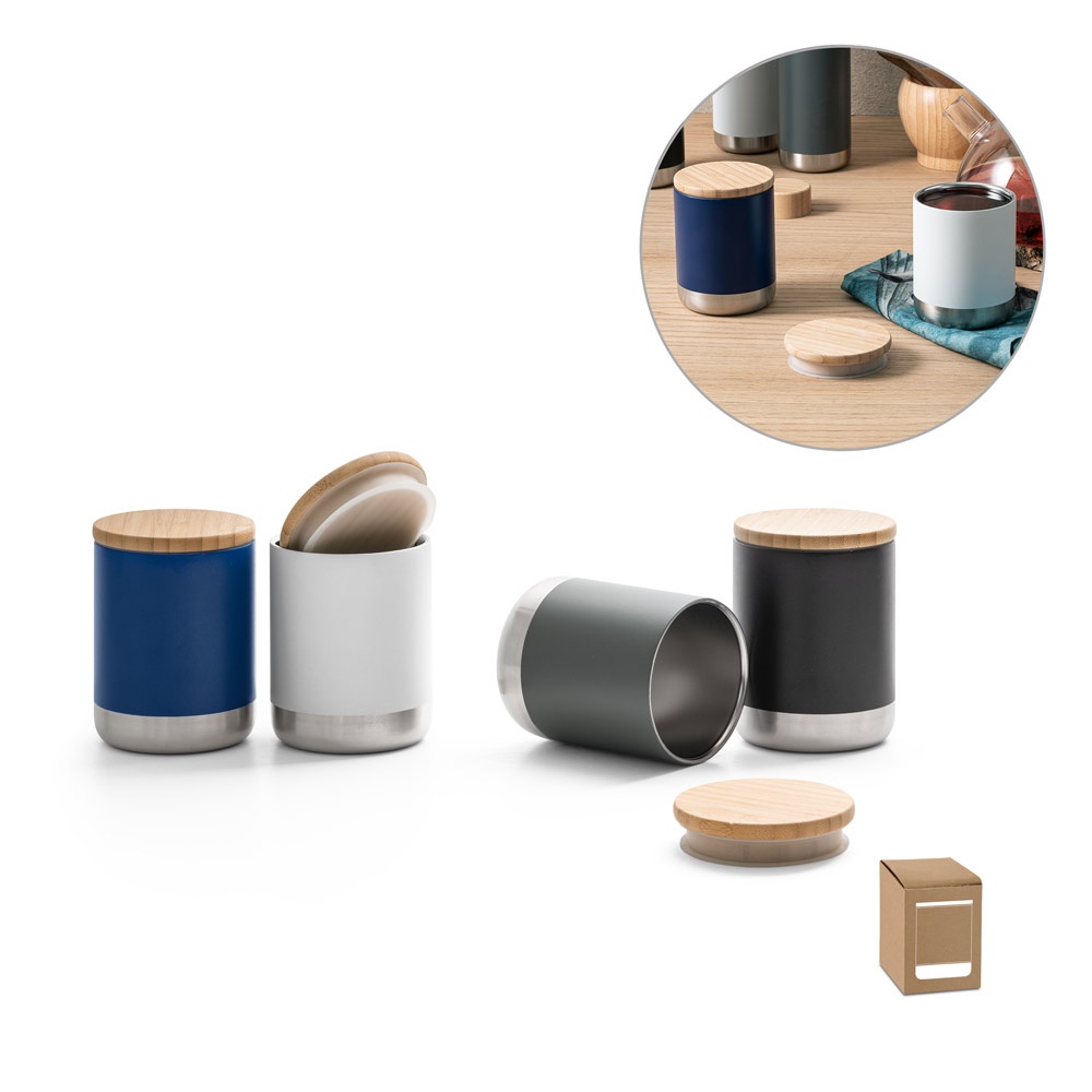 NORRE TUMBLER. Double wall stainless steel (36% recycled) vacuum cup 370 mL