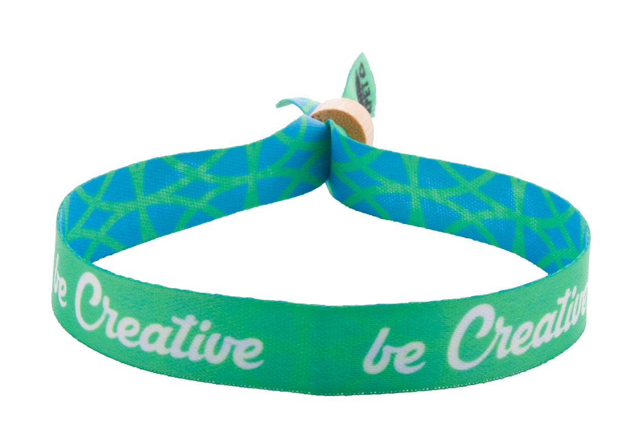 SuboWrist Eco custom RPET festival bracelet