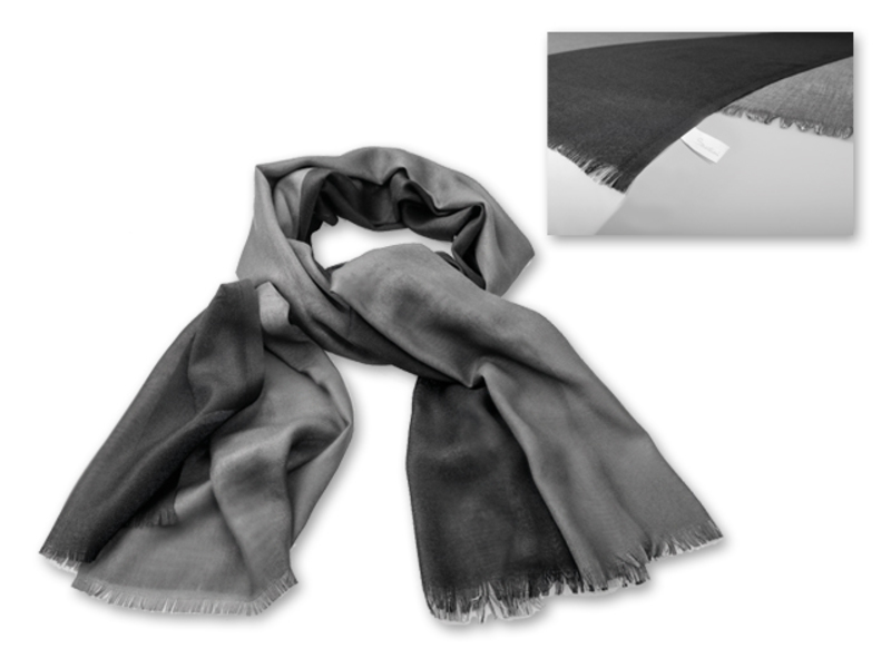 DWIGHT men's scarf, SANTINI, Grey