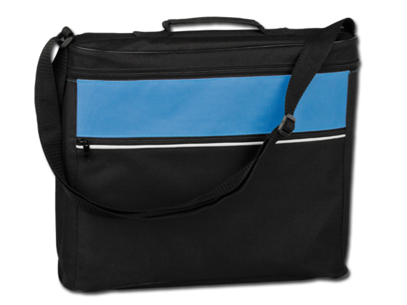 TILFORD document bag, 600D, Light blue