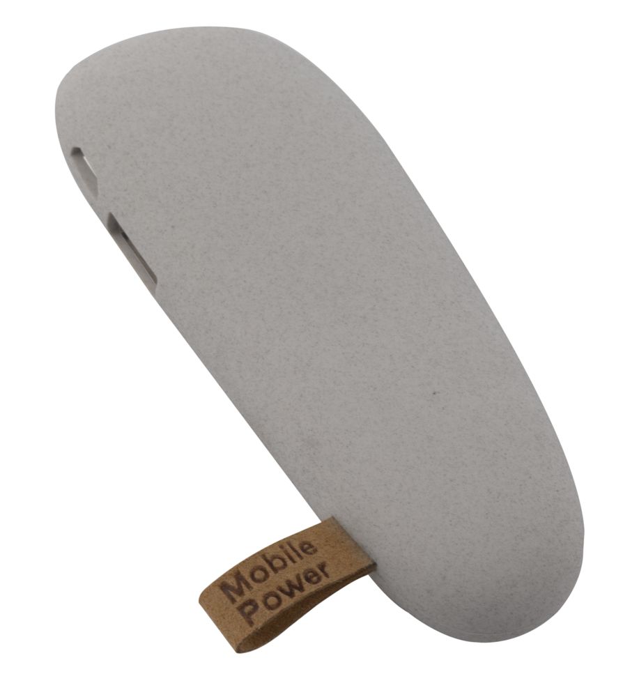 Stone Peeble Power Bank 2600 mAh, light grey