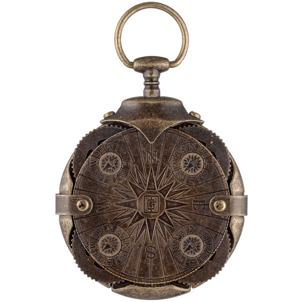 Compass 16 Gb USB 2.0 Roundlock USB flash drive, Antique gold