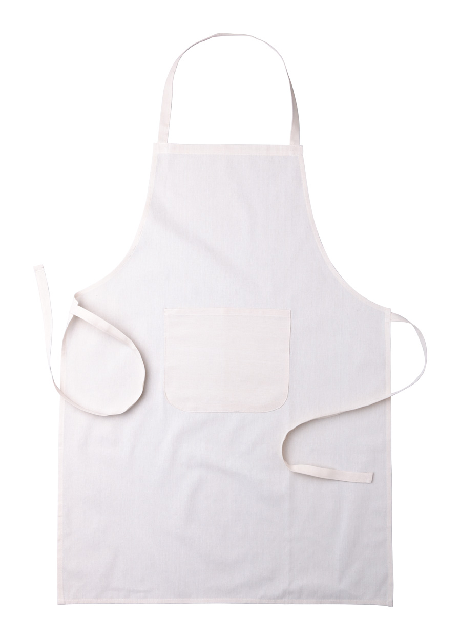 Crudo cotton apron