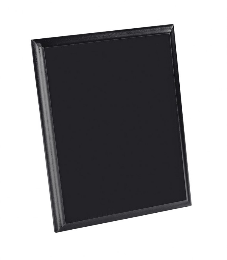 PLAQUE RECTANGULAR BLACK 250x200x15