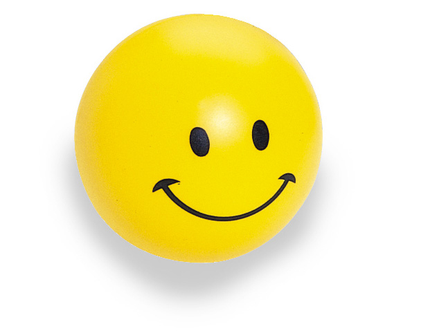 Ball with smiling face