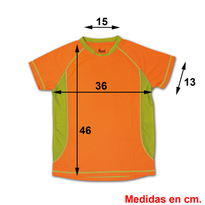 KIDS TECHNICAL T-SHIRT ARABIA ORANGE   5/6