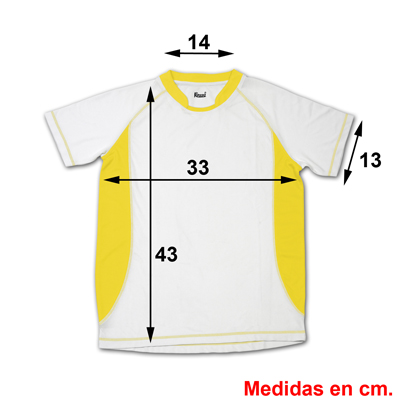 KIDS TECHNICAL T-SHIRT ARABIA YELLOW   3/4