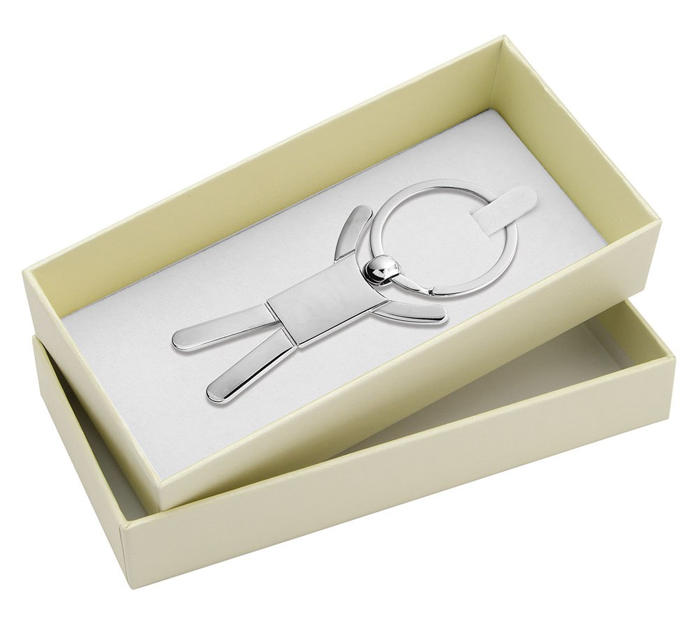 CARDBOARD BOX IVORY - KEYCHAIN NOT INCL.