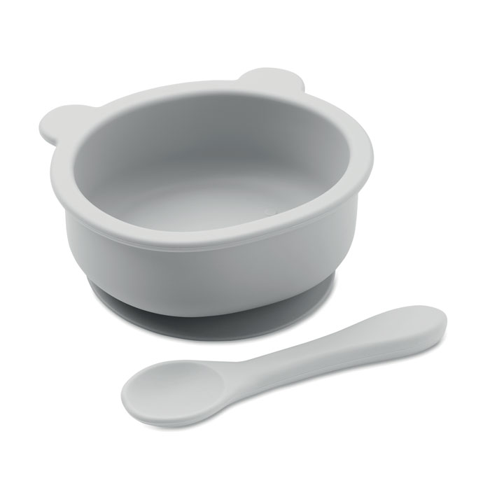 Silicone spoon, bowl baby set