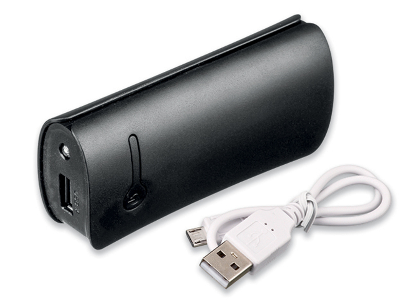 OPTIMUS power bank with 4 400 mAh capacity, Black
