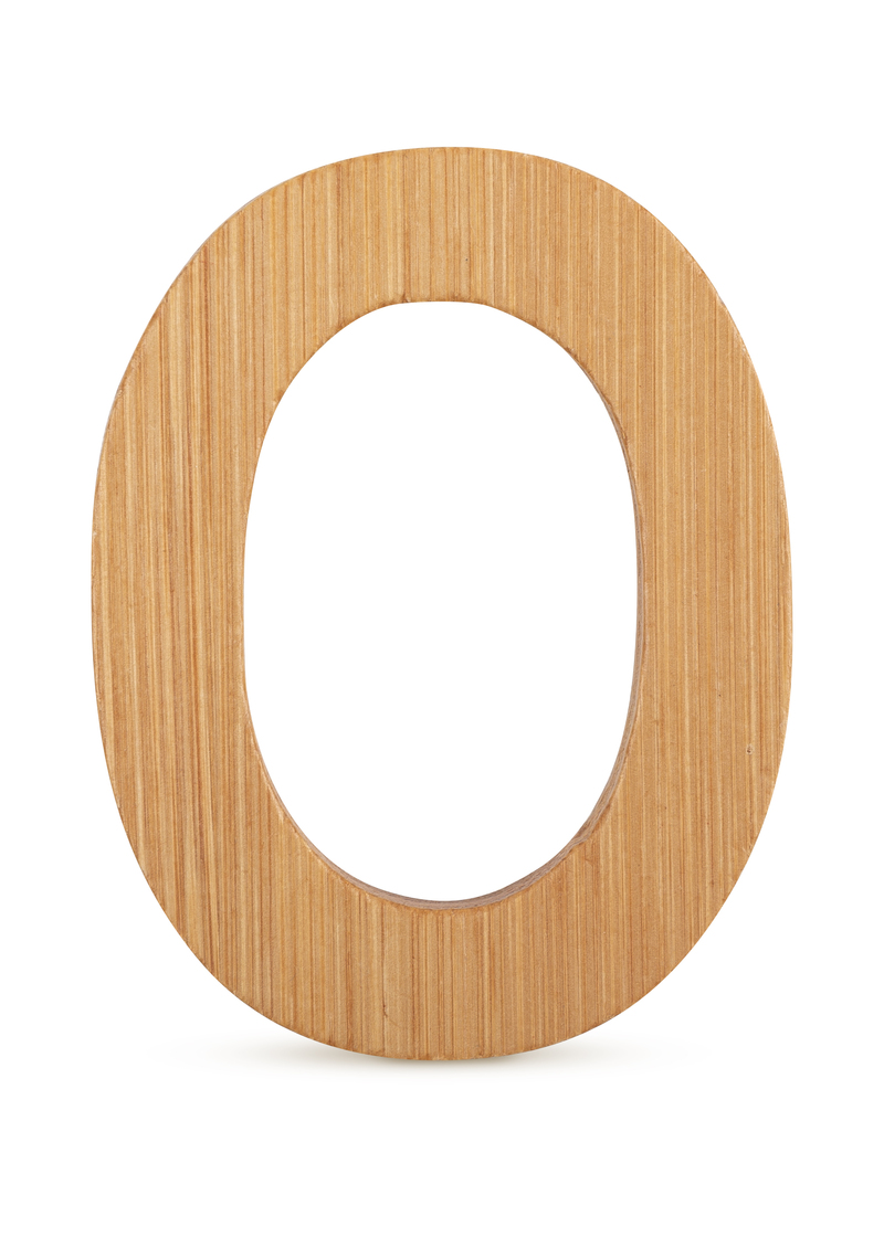 ABC Bamboo Letters O