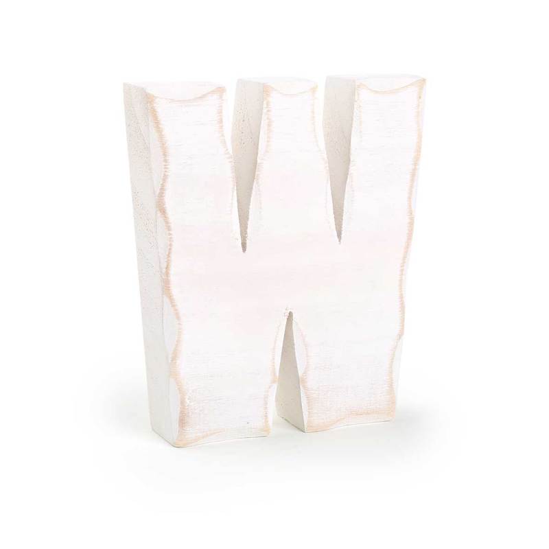 Wooden Letter W