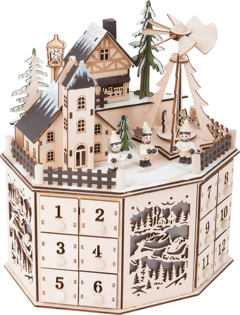 Advent Calendar with Pyramid