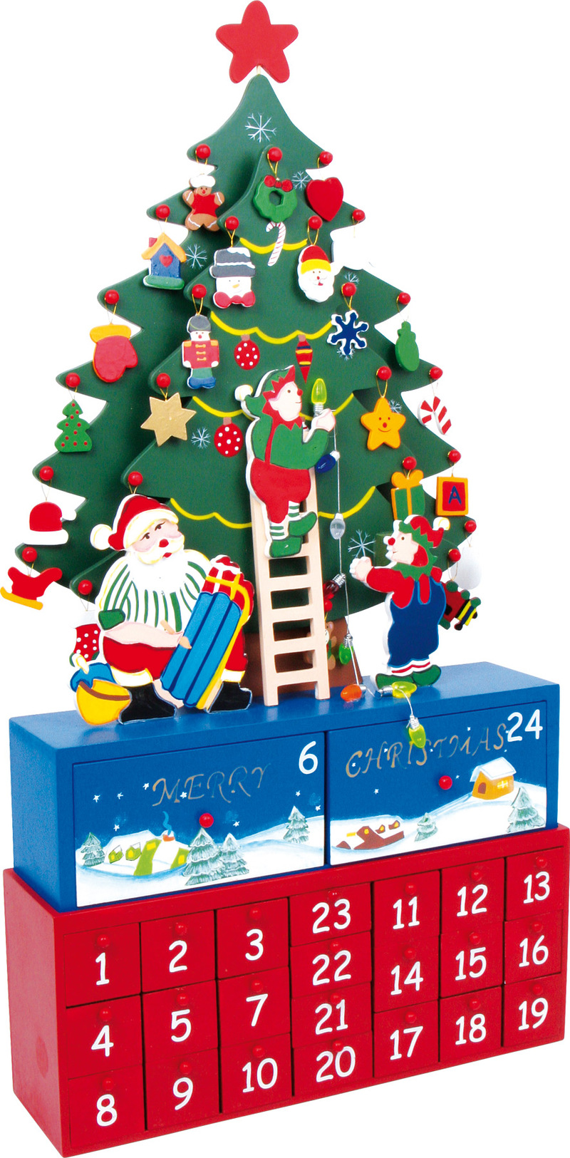 Christmas Tree Advent Calendar 