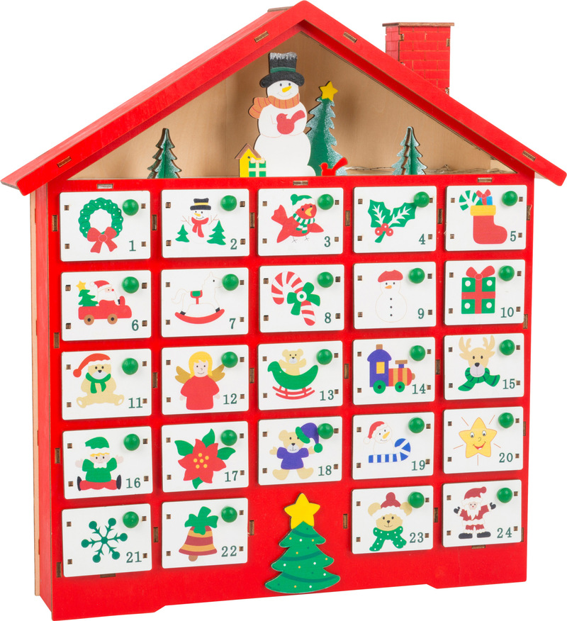 Advent Calendar Christmas Motifs 