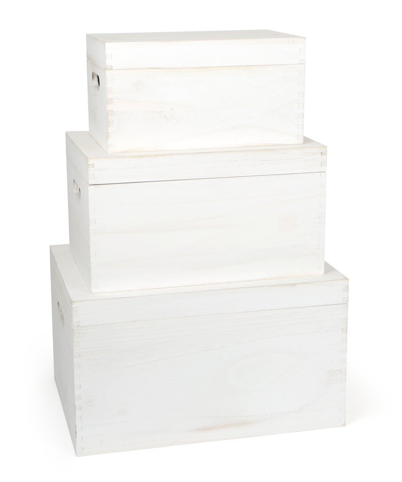 White Wooden Chest