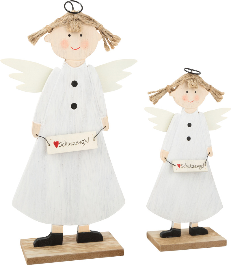 Decorative Wooden Guardian Angel