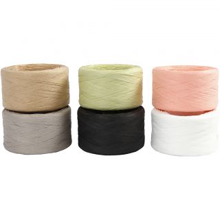 Paper raffia yarn