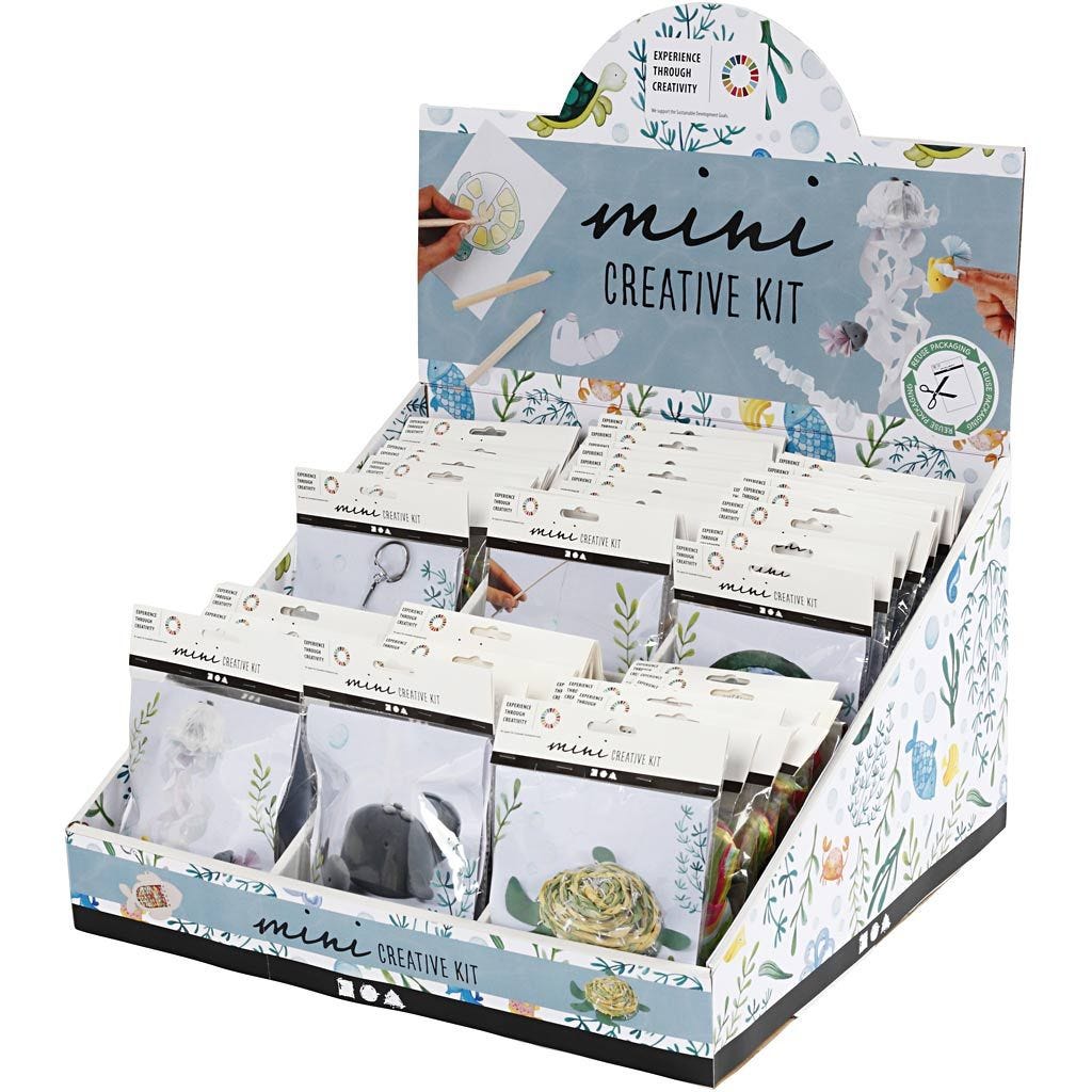 Table display with creative mini kits