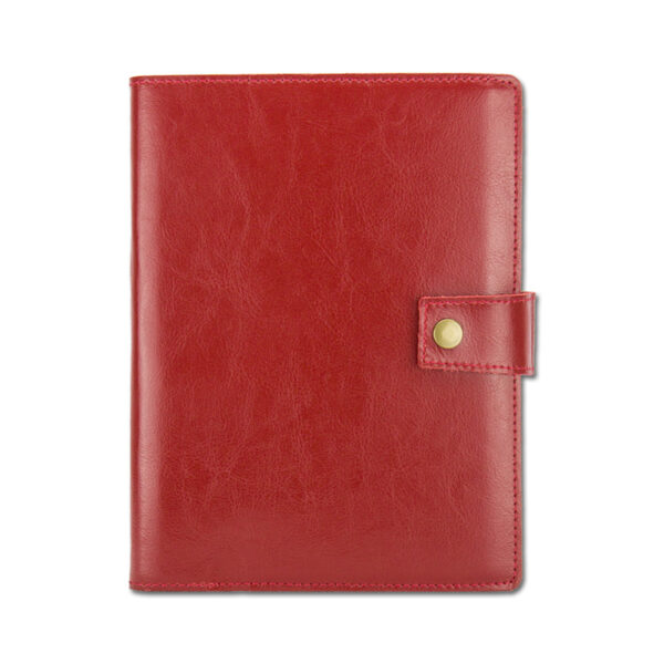 AGENDA DIN PIELE MIRA ROSSO, 15X21 cm