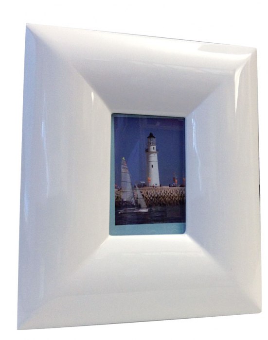 PHOTOFRAME WHITE ROUNDED  - 150x200 mm