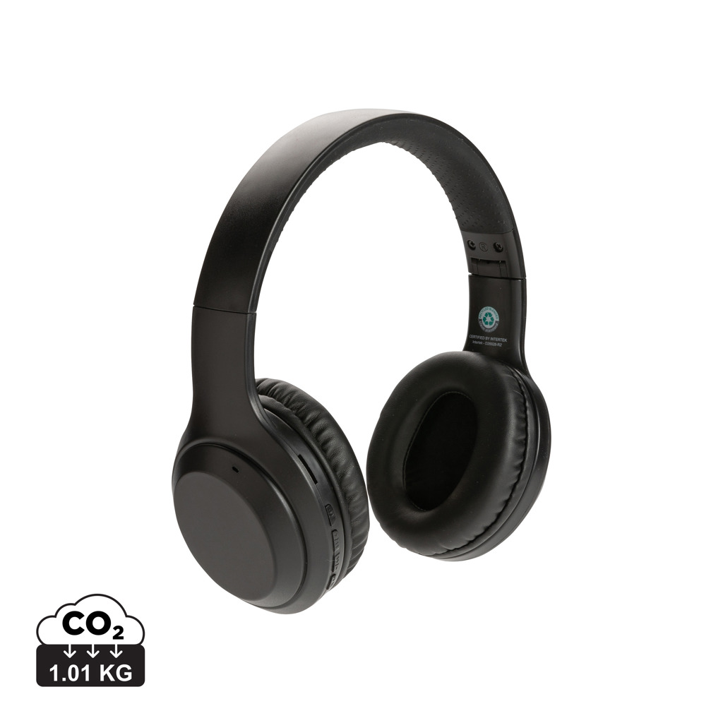 RCS standard recycled plastic headphone