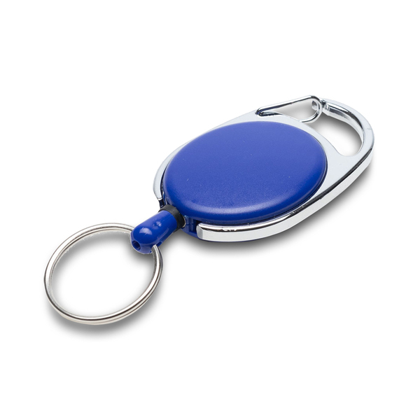 SKIKEEP ski-pass with carabiner, blue