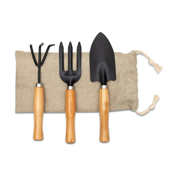 GREENIE gardening set, black