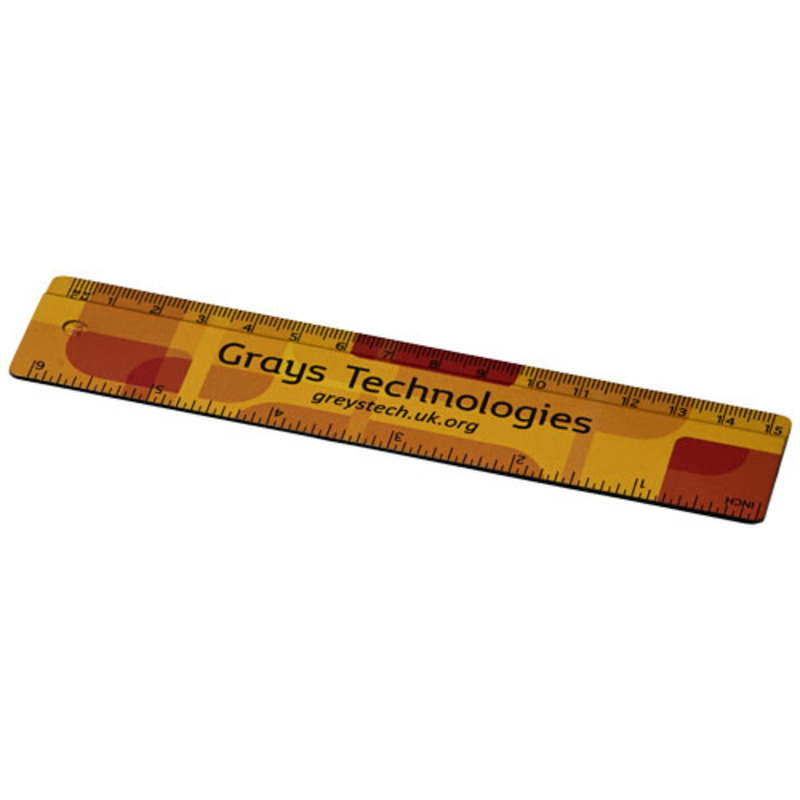 Terran 15 cm ruler from 100% recycled plastic