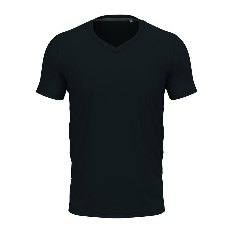 Stretch-T V-neck for men