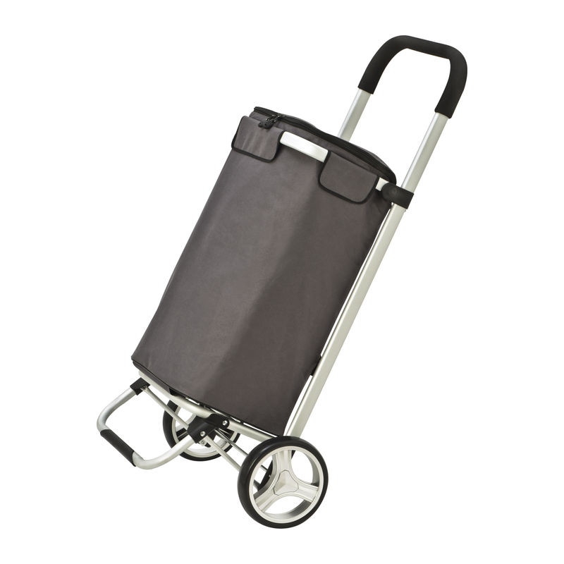 Foldable shopping trolley