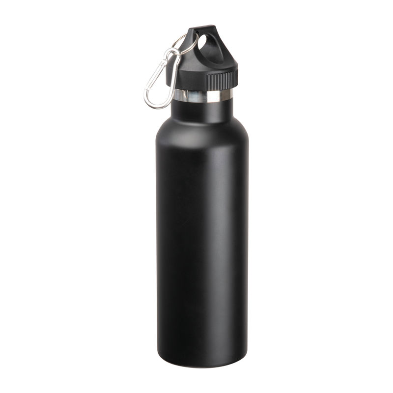Vacuum flask, matt, 750ml with carabiner