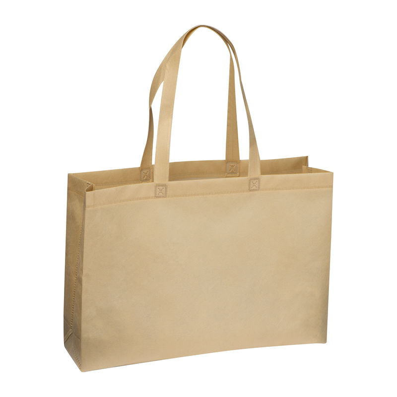 Non woven bag with bottom gusset