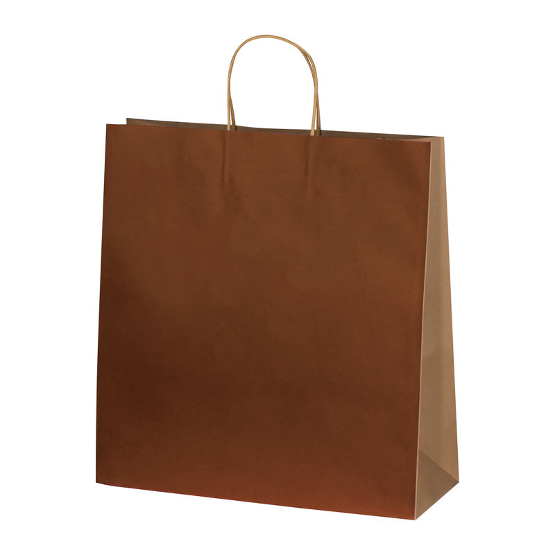 Big recycled paperbag with 2 handles