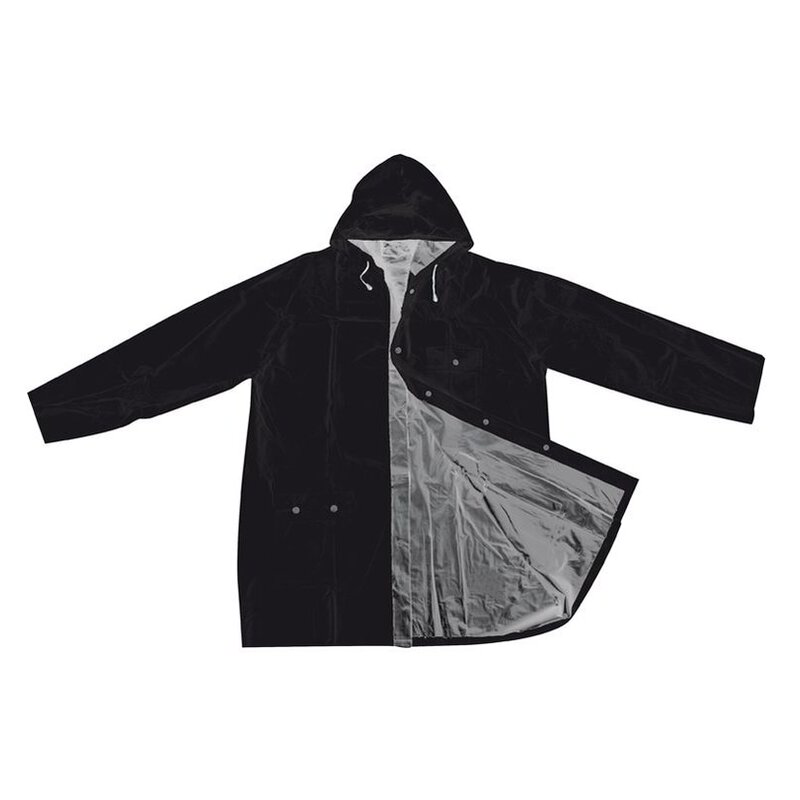 Bicolour reversible raincoat, PVC,XL