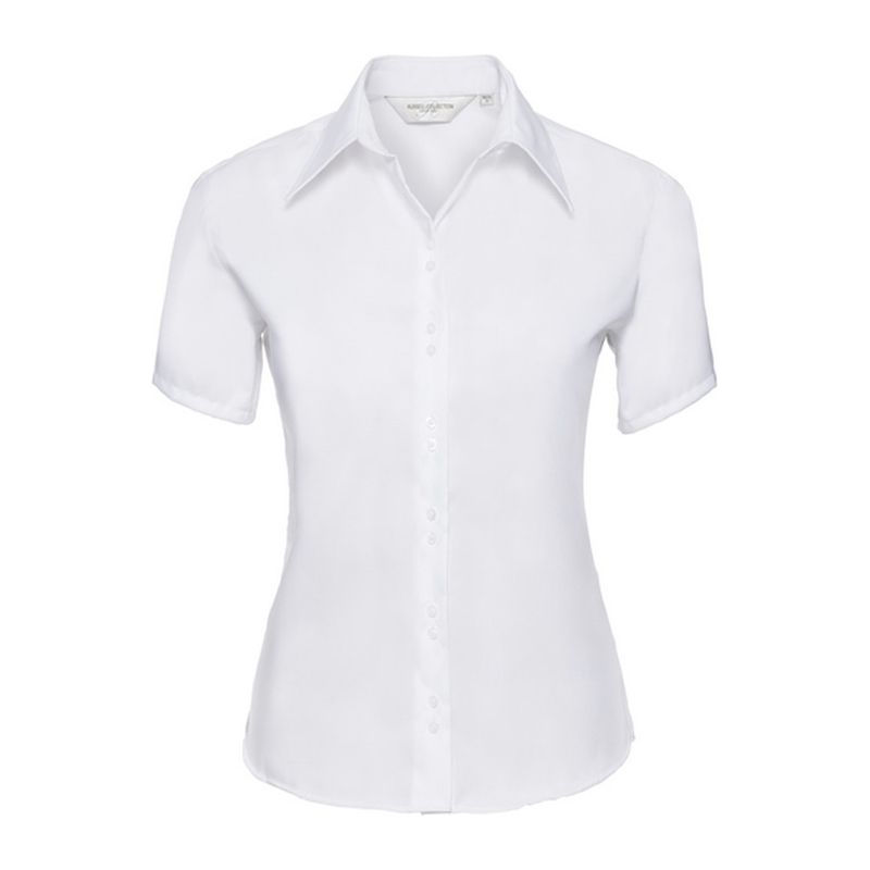 Russell Non-iron ladies blouse short-sleeve