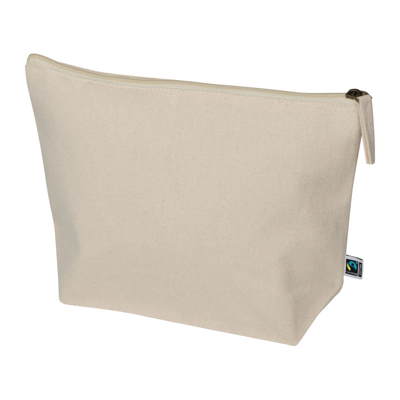 Fairtrade cotton toiletry bag