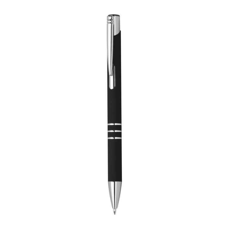 Pen with rubberised surface