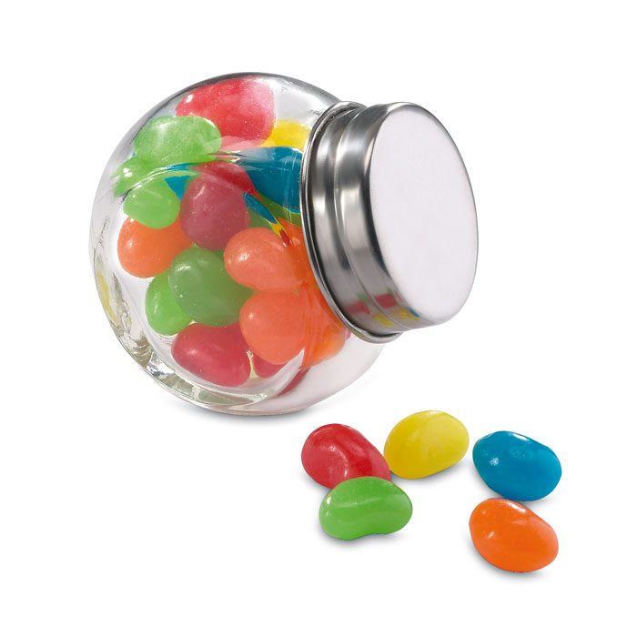 Glass jar with jelly beans     KC7103