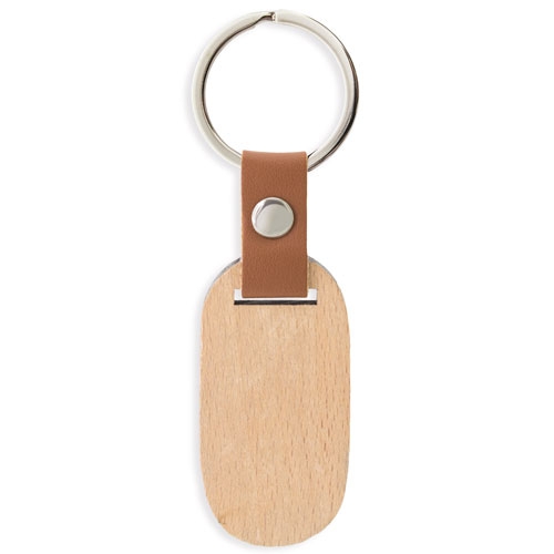 OVAL ELONGATED KEY RING 