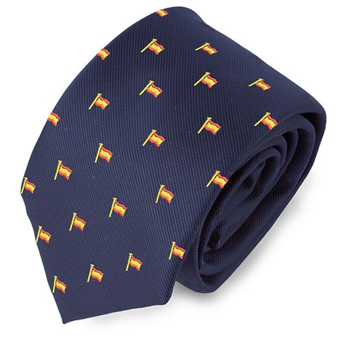 NAVY BLUE ESPAGNE FLAGPOLE TIE