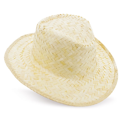 IVORY STRAW HAT RIBBON INSIDE