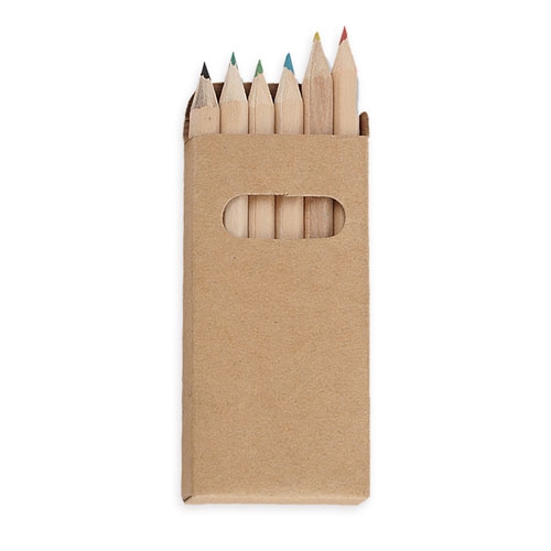 6 COLOURING PENCILS SET