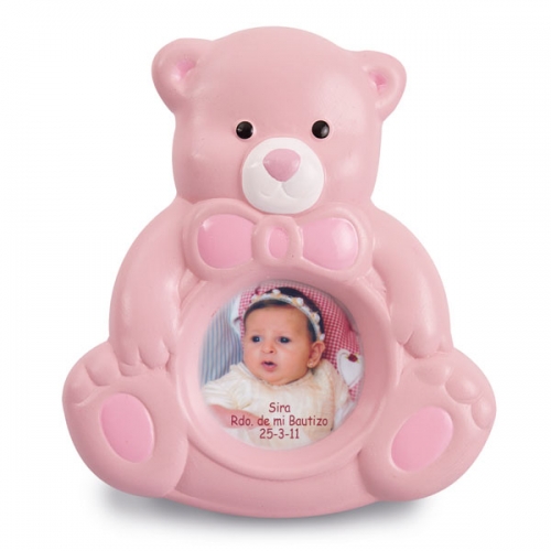 CERAMIC PHOTOFRAME TEDDY